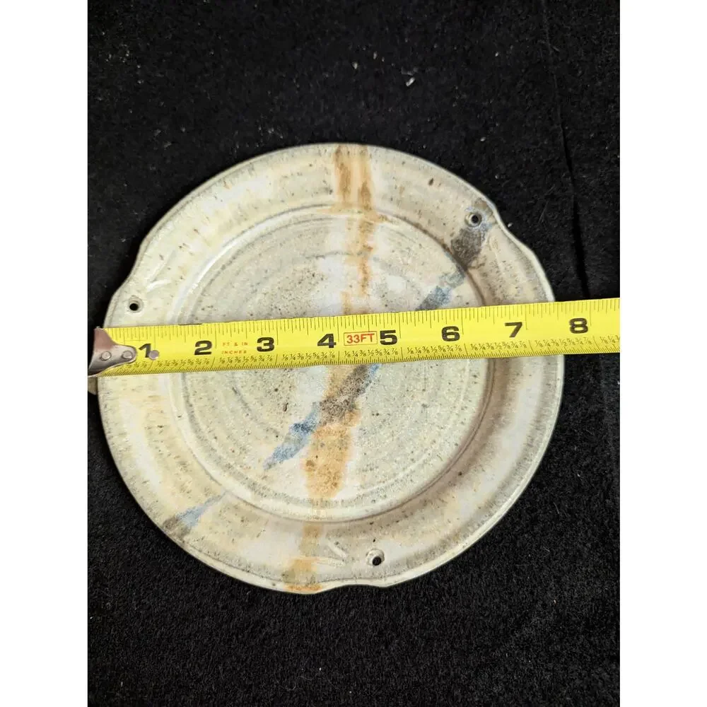George Griffin Pottery, Sopchoppy Florida Handmade Art Pottery Bread Plate 7.5